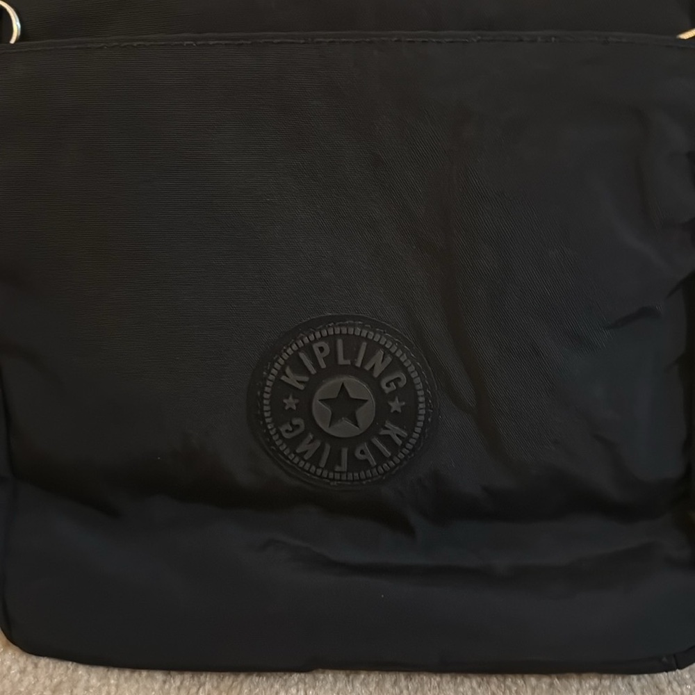 NWT Kipling Ferris black tonal small backpack - Picture 7 of 7
